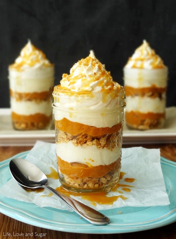 Pumpkin Spice Donut Cheesecake Trifle Life Love and Sugar