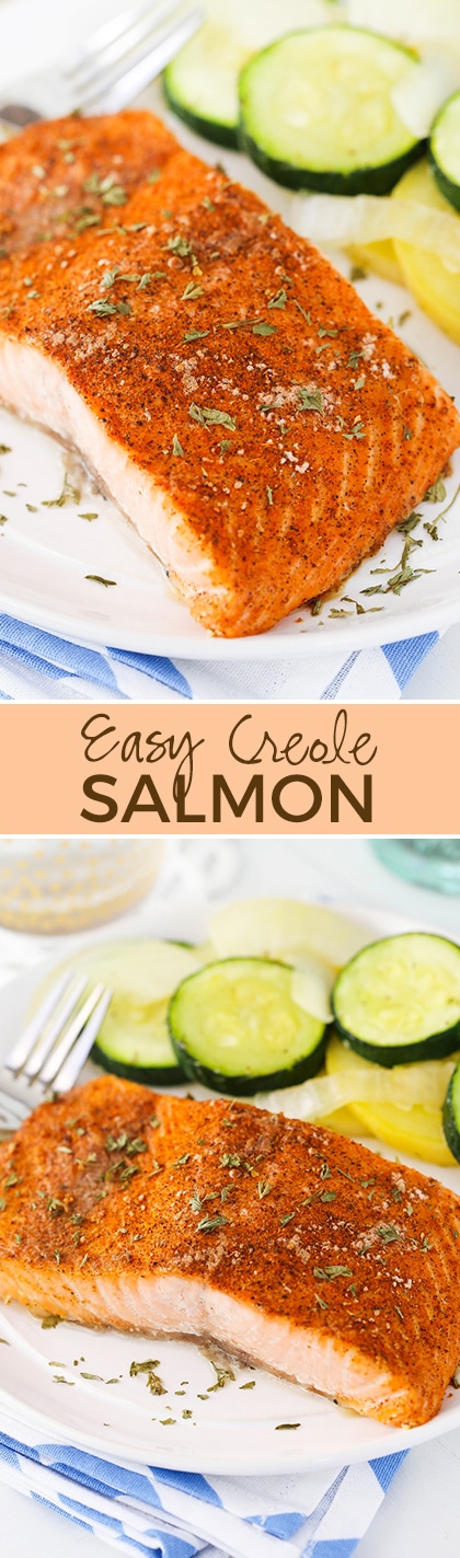 Easy Creole Salmon | A Delicious Weeknight Dinner Idea