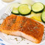 image of Easy Creole Salmon on plate