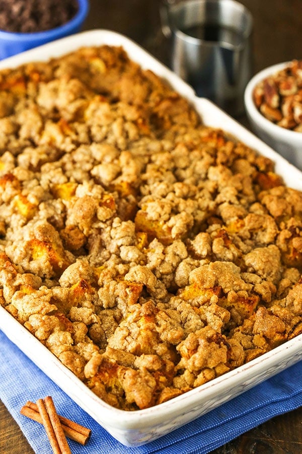 full cooked pumpkin french toast casserole