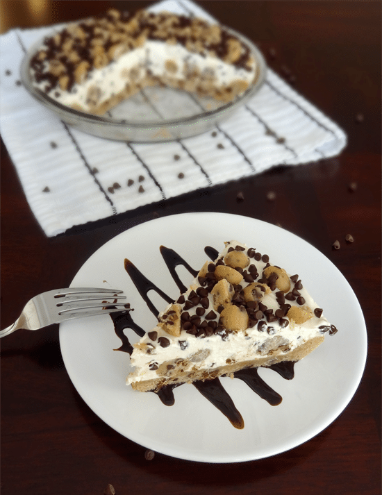 Chocolate Chip Cookie Dough Ice Cream Pie Easy No Bake Desserts