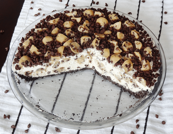 Chocolate Chip Cookie Dough Ice Cream Pie