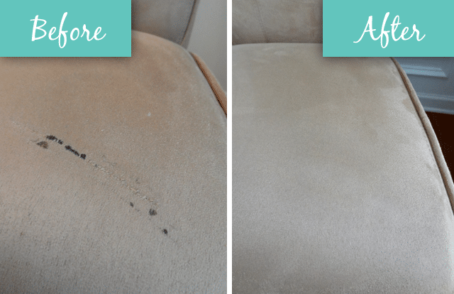 how to get a stain out of your microfiber furniture - life love and