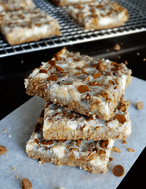 Cinnamon Sugar White Chocolate Crunch Bars