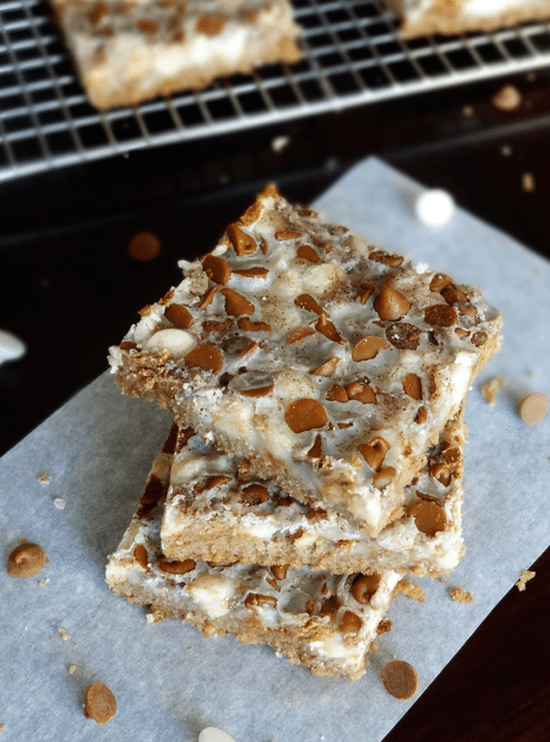 Cinnamon Sugar White Chocolate Crunch Bars