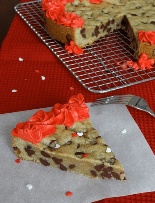 Chocolate Chip Cookie Cake by Life, Love and Sugar