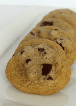 Cook's Illustrated Perfect Chocolate Chip Cookie on white plate