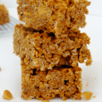 Double Pumpkin Butterscotch Rice Krispies stacked