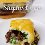 Shepherd's Pie on white plate