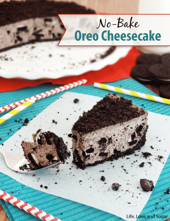 No Bake Oreo Cheesecake