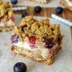 Berry Oatmeal Cookie Bar