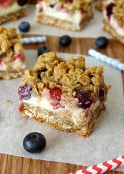 Berry Oatmeal Cookie Bar