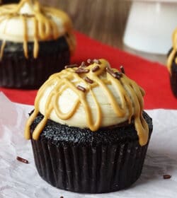 Caramel Macchiato Chocolate Nutella Cupcakes