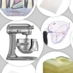 Collage of great Christmas gifts for bakers