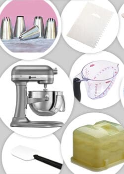 Collage of great Christmas gifts for bakers