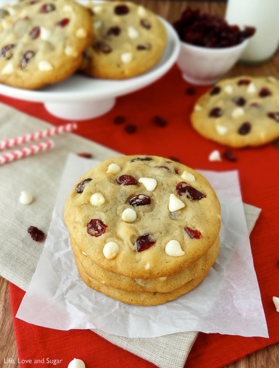 Cranberry White Chocolate Chip Cookie Recipe 