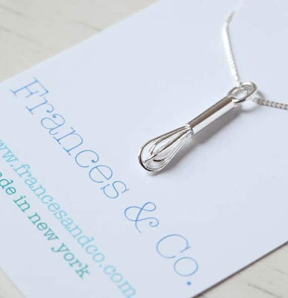 Silver Whisk Necklace