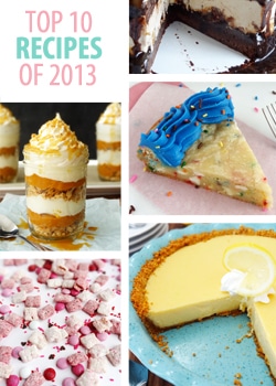 Collage of Top 10 Recipes of 2013