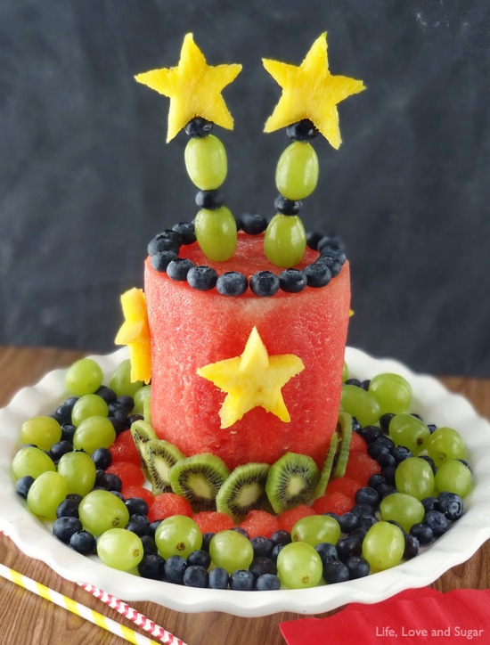 How to make an all fruit party cake