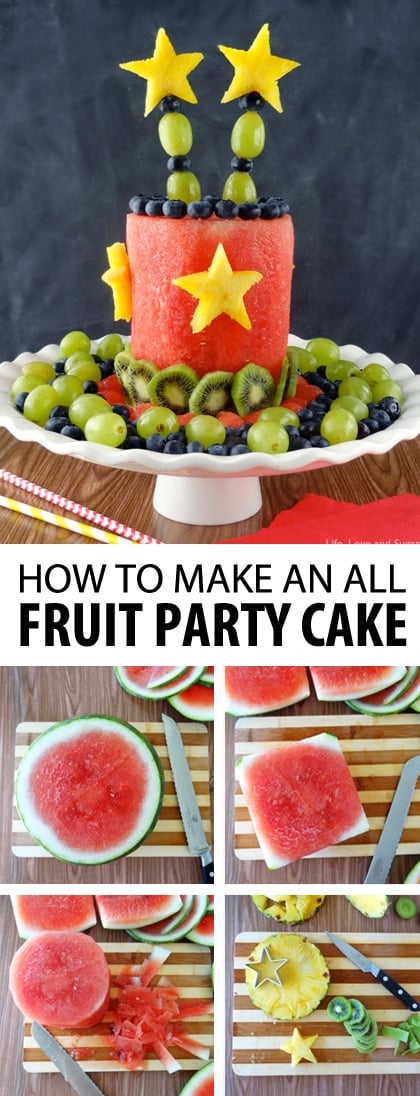 How to make an all fruit party cake