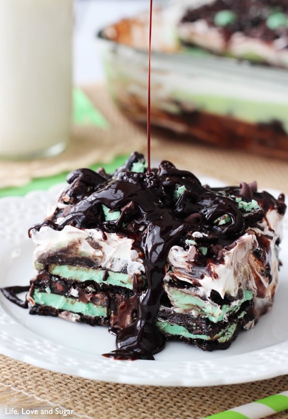 No Bake Mint Dessert