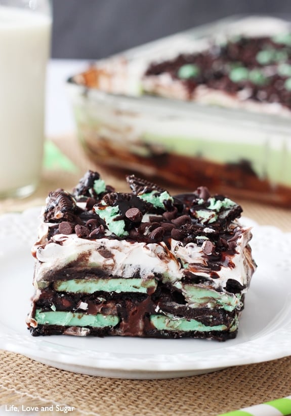 Mint Oreo Icebox Cake Recipe