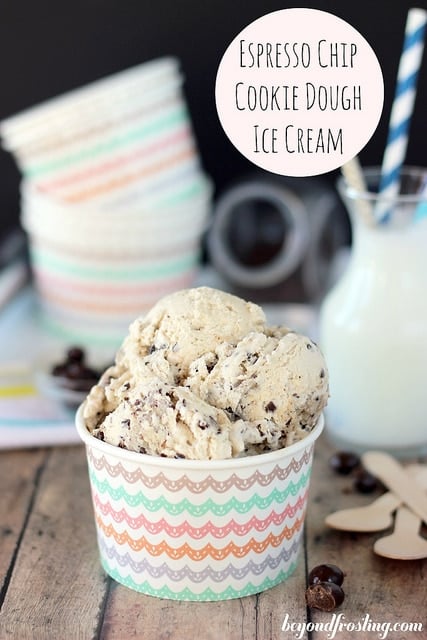 Espresso Chip Cookie Dough Ice Cream by Beyond Frosting