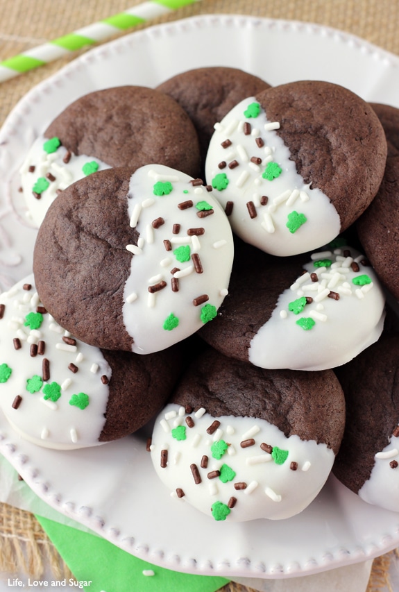 Image of a Pile of Baileys Chocolate Cookies