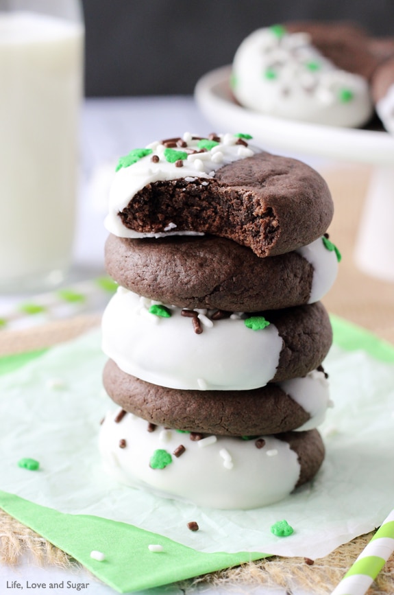 Image of a Stack of Baileys Chocolate Cookies