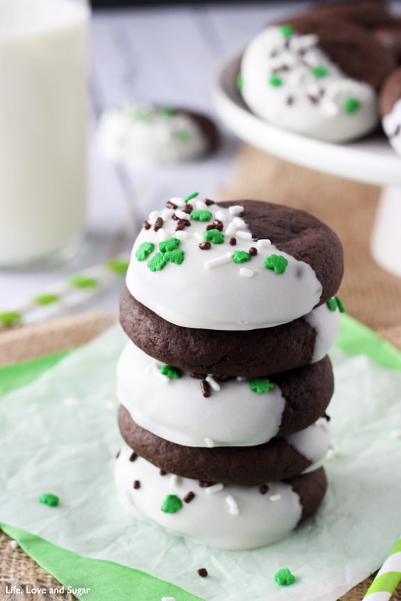 Image of a Stack of Baileys Cookies