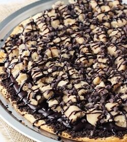 Chocolate Chip Cookie Dough Pizza