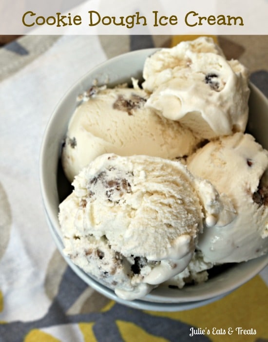 Cookie Dough Ice Cream by Julie's Eats and Treats