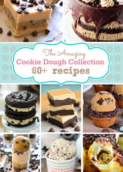 Collage of The Amazing Cookie Dough Collection 60+ recipes
