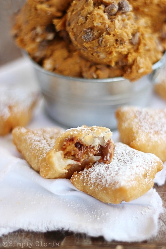 Fried Dulce De Leche Cookie Dough by Simply Gloria