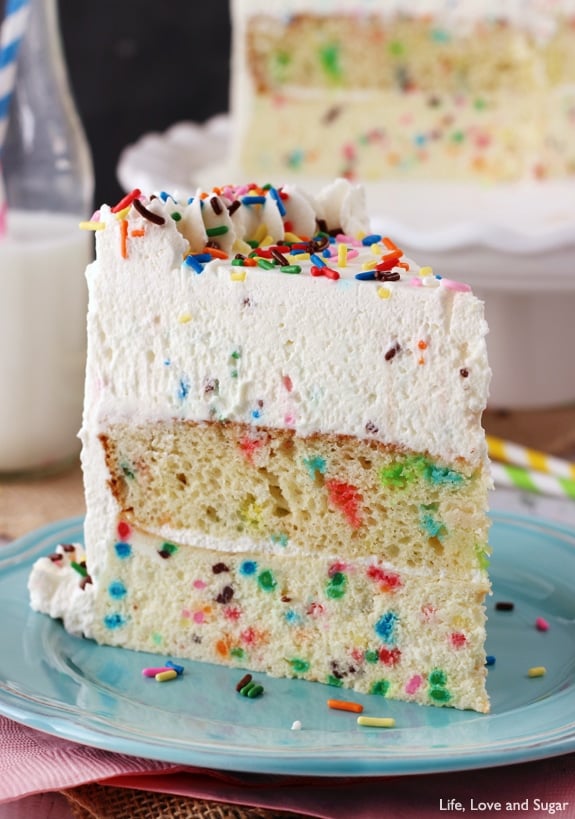 Funfetti Millionaire Cake  Life Love and Sugar