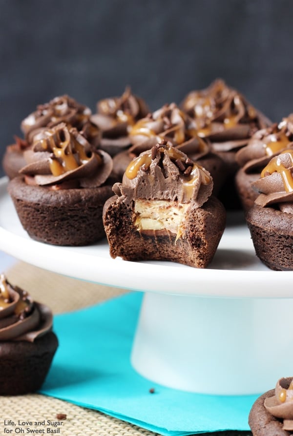 Snickers Chocolate Cookie Cups