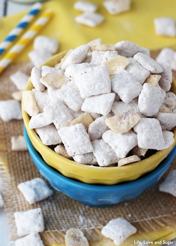 Image of Banana Puppy Chow in a Bowl