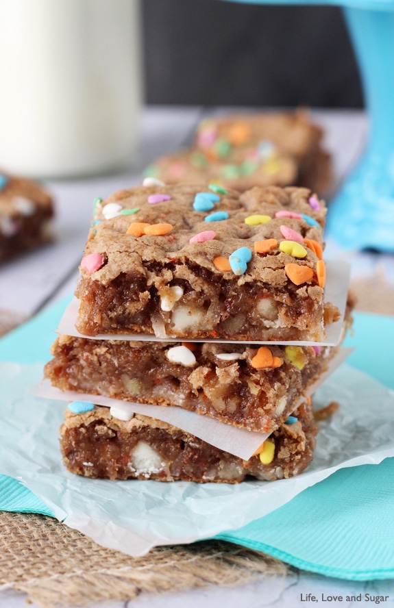 Image of White Chocolate Carrot Cake Gooey Bars