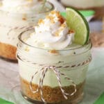 No Bake Key Lime Cheesecakes in a Jar
