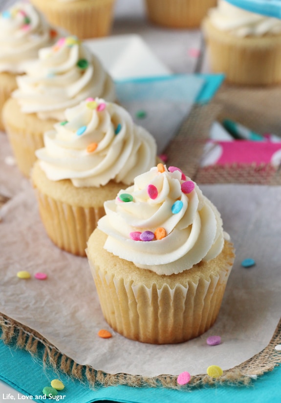 Plain Vanilla Mini Cupcakes