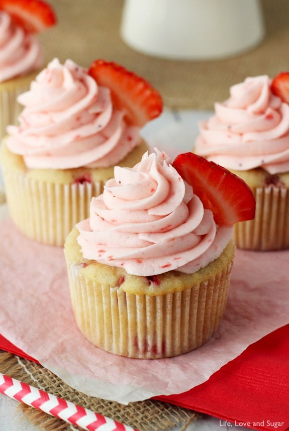 Strawberry Cupcakes