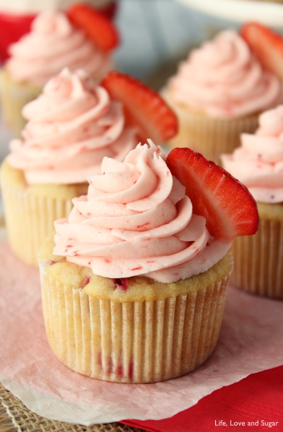Strawberry Cupcakes