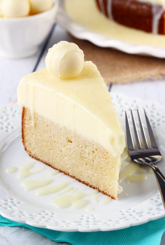 White Chocolate Truffle Cake