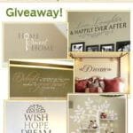 Collage of Wise Decor decorative Wall Lettering