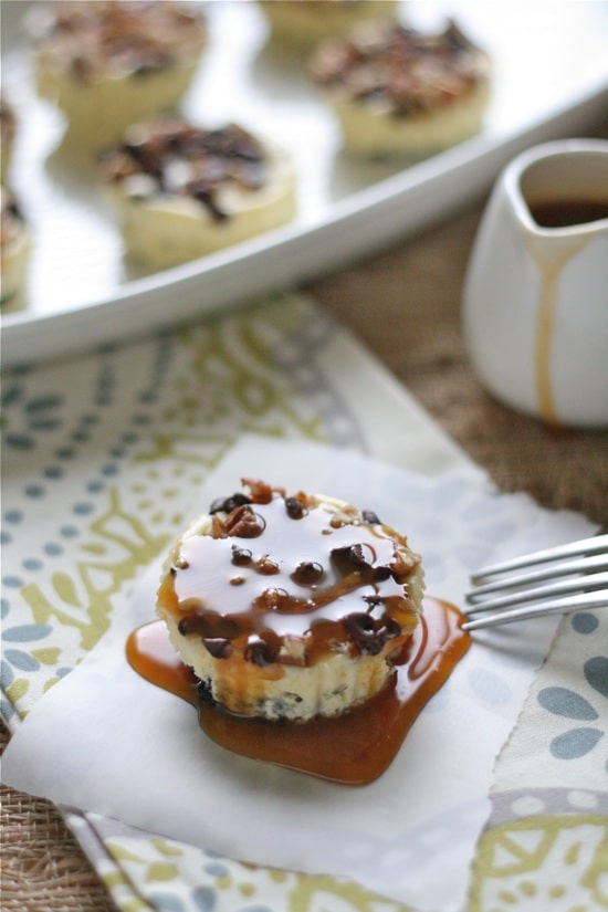 Individual Oreo Turtle Cheesecakes