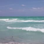 Waves on the Beach in Miami