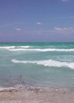 Waves on the Beach in Miami