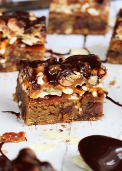 Bacon, Beer and Potato Chip Cookie Bars