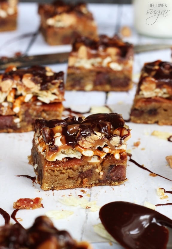 Bacon, Beer and Potato Chip Cookie Bars