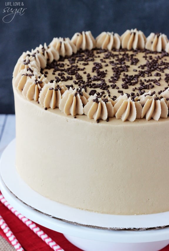 Caramel Mocha Chocolate Cake